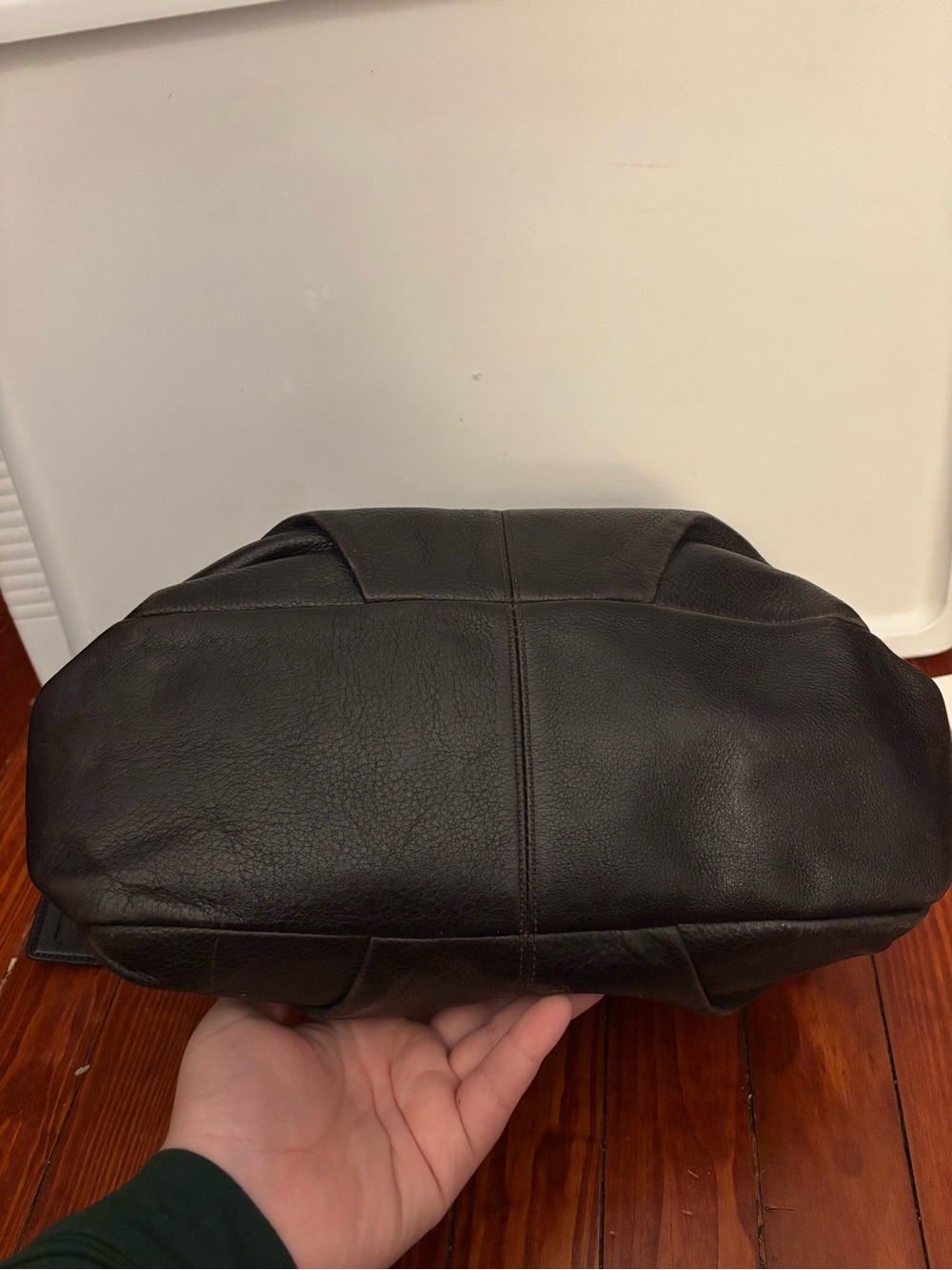 Coach Ashley Soho Hobo Soft Leather Shoulder Bag - Dark Brown - Picture 5 of 9